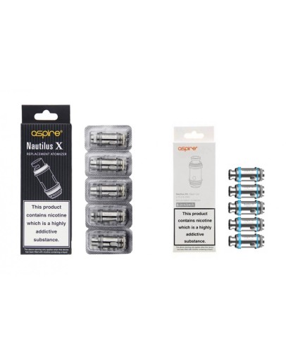 Aspire Nautilus X Replacement Coils 5 pack 